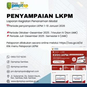 Read more about the article Penyampaian LKPM Triwulan IV dan Semester II Tahun 2025