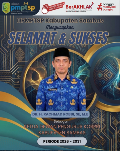 Read more about the article Selamat dan Sukses atas terpilih sebagai Ketua Dewan Pengurus Korpri Kabupaten Sambas