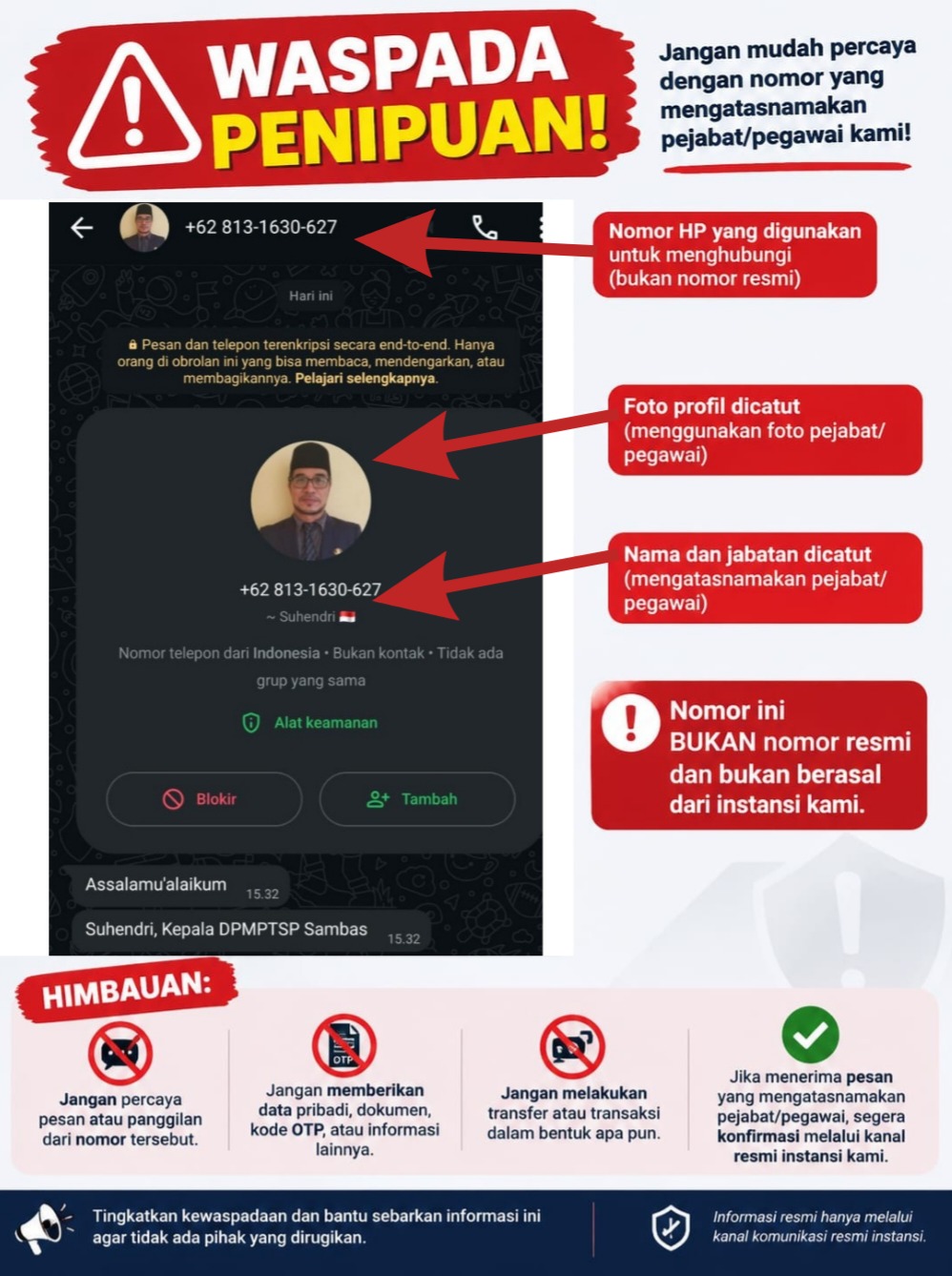 Waspada Penipuan