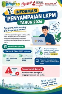 Read more about the article Penyampaian LKPM TW III Tahun 2026