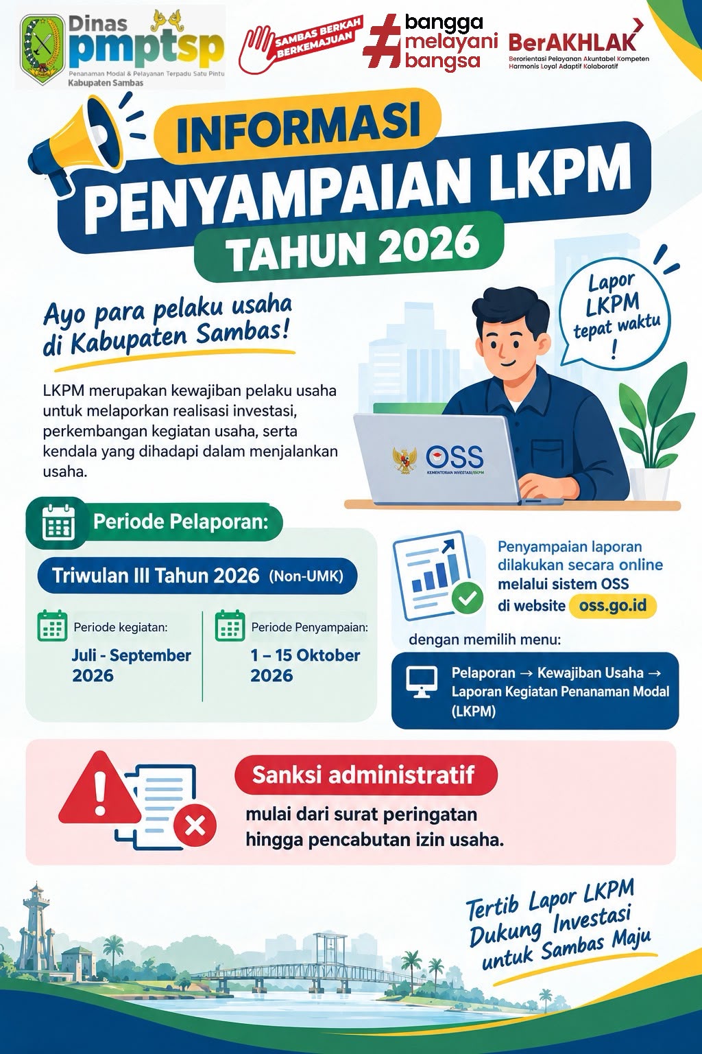 You are currently viewing Penyampaian LKPM TW III Tahun 2026